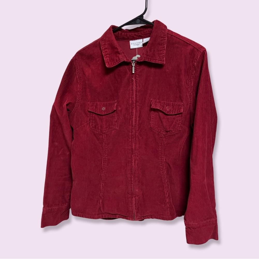 Sonoma Lifestyle Red Corderoy Jacket